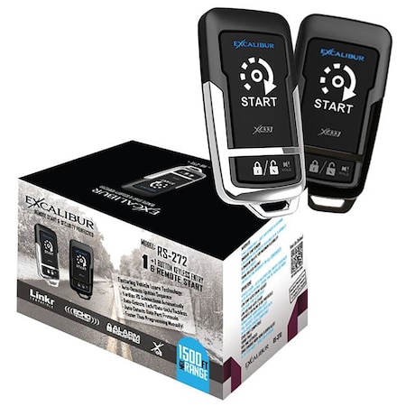 Excalibur / Omega Rs 433Mhz 1+1 Button Rs+Data Alarm RS272